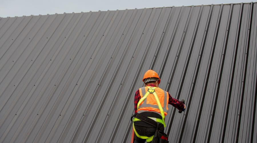 Professional metal roof installation services in Woodville, OH